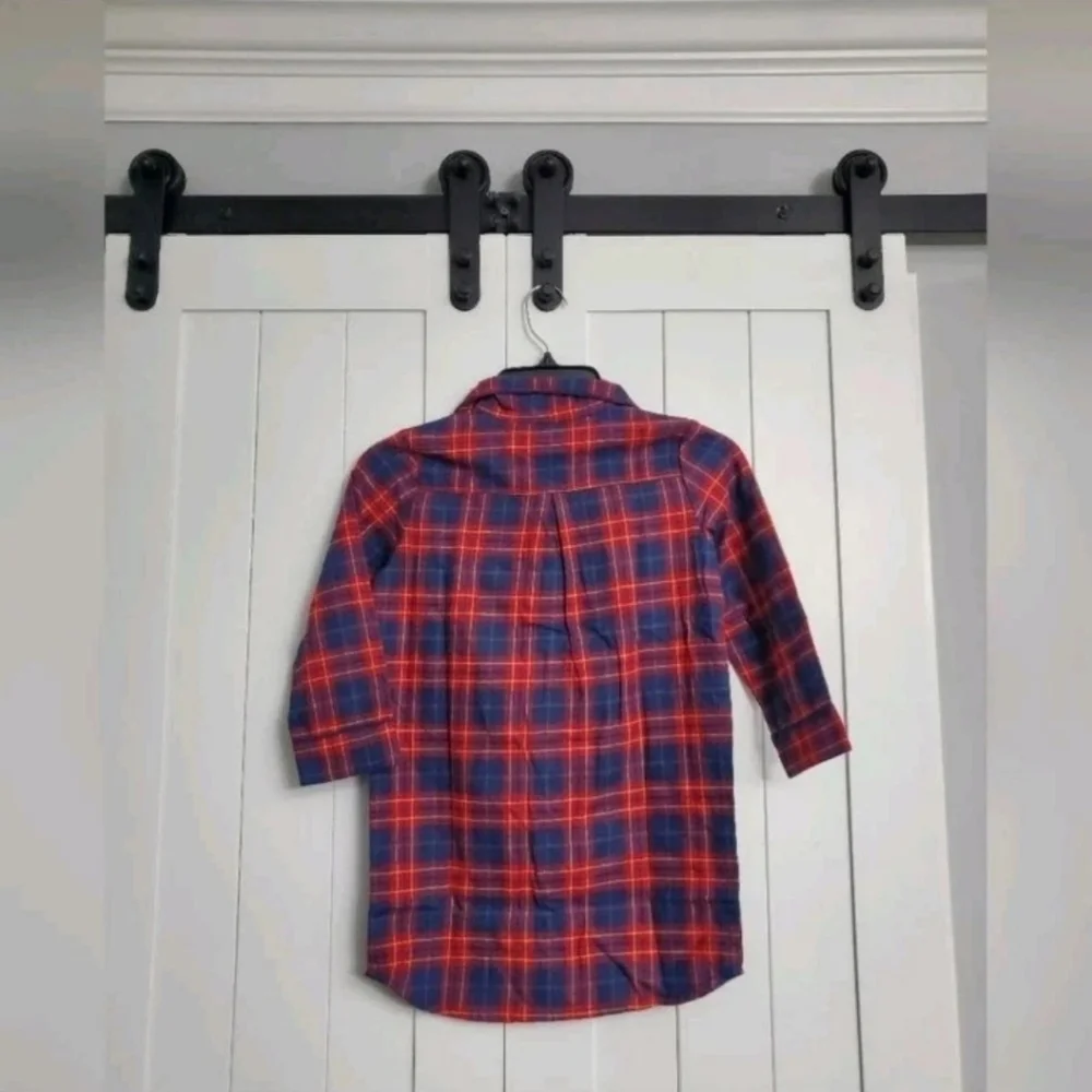 The Company Store Kid’s Cozy Cotton Flannel Nightshirt. NEW.
